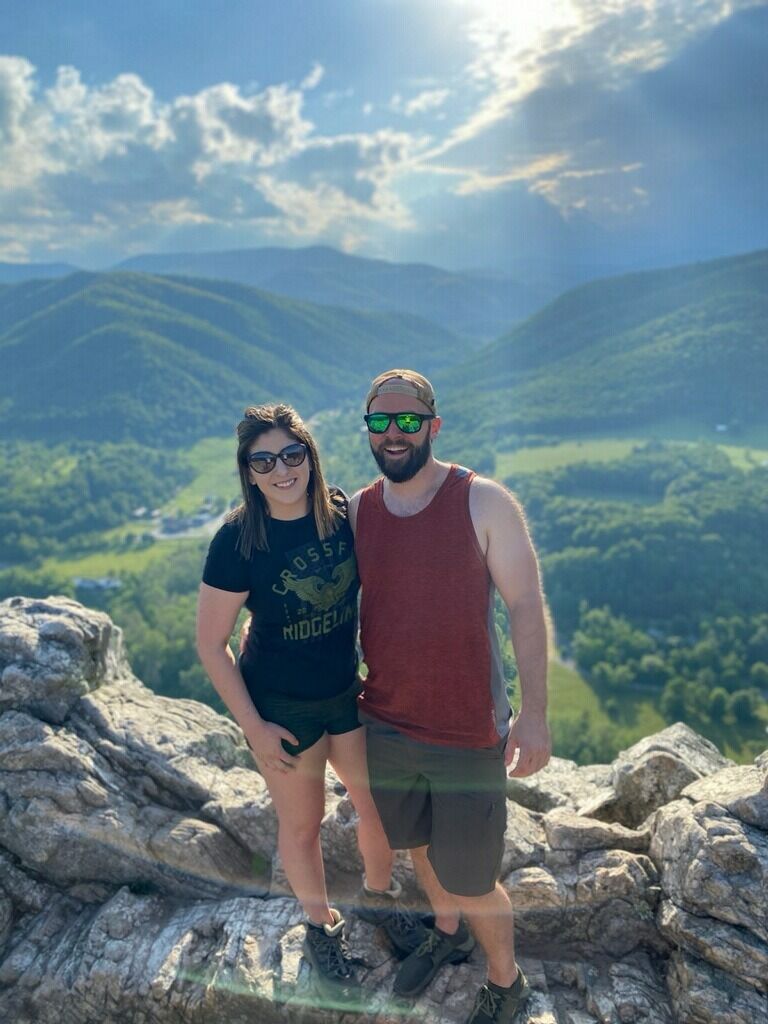 After about a year we finally both lived in the same city! We spent weekends exploring and hiking in West Virginia!