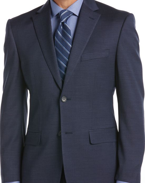 MEN'S WEARHOUSE Calvin KleinÂ® Blue Suit Wedding Tuxedo | The Knot