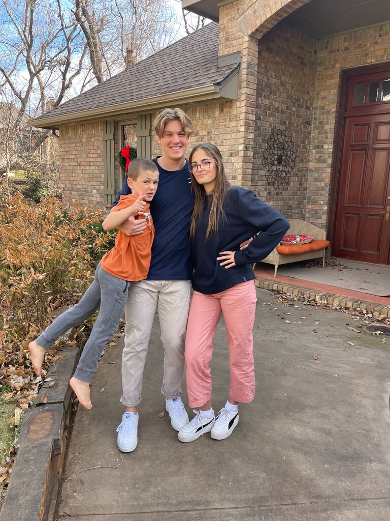 Spent new year's eve making impressions on the extended Bryan family- Grammy and Papa how did I do?