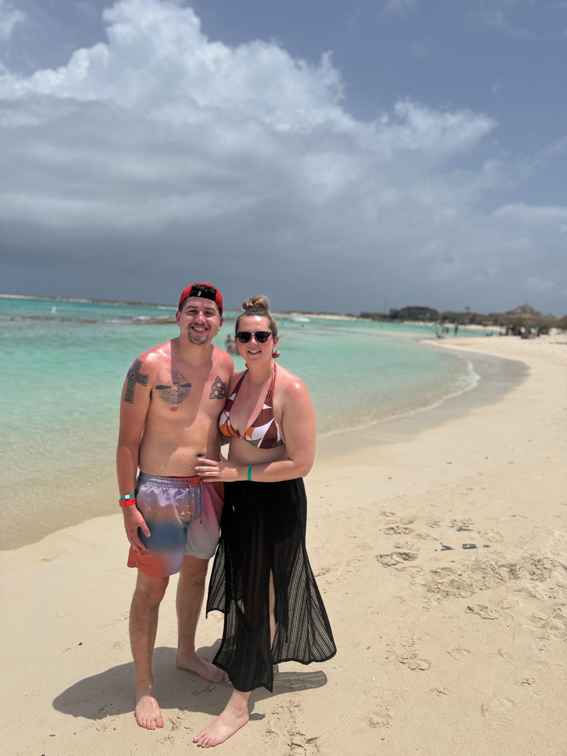 Aruba with Victoria’s family 