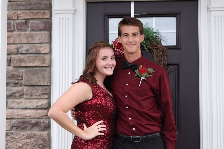 Our first Homecoming dance together!