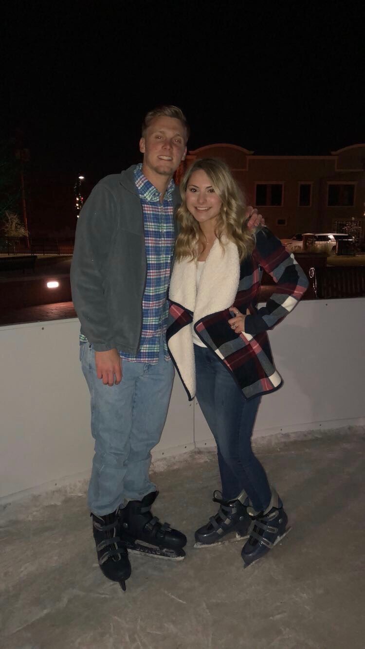Our first picture! We started dating 7 days after this!