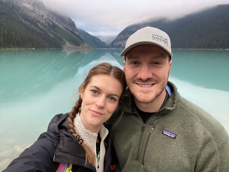 Kicking off our newlywed road trip in Canada! First stop - Banff National Park!