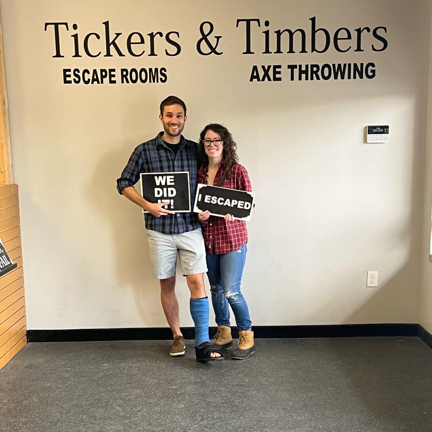 Our second date. We spent the whole day together, starting at Tickers and Timbers, to the Chili Fest in downtown Huntington, then the movies, never wanting the day to end. 