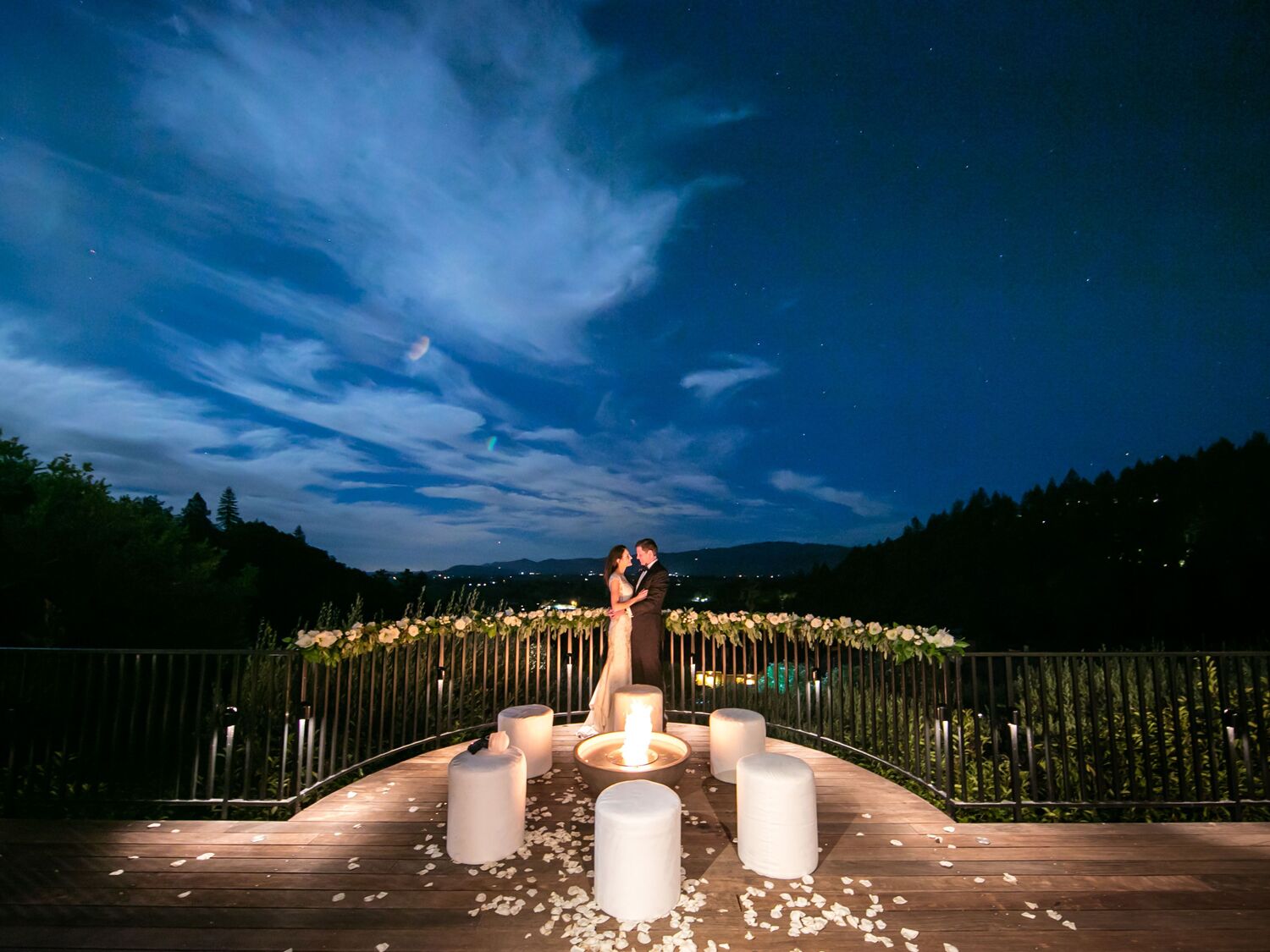 Wedding venue in Napa Valley, California.