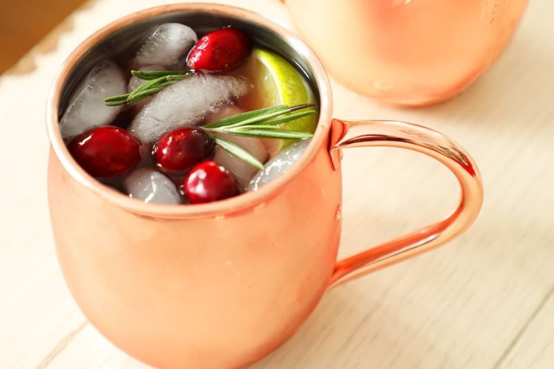 Christmas & Holiday Cocktail Recipes - holiday mule