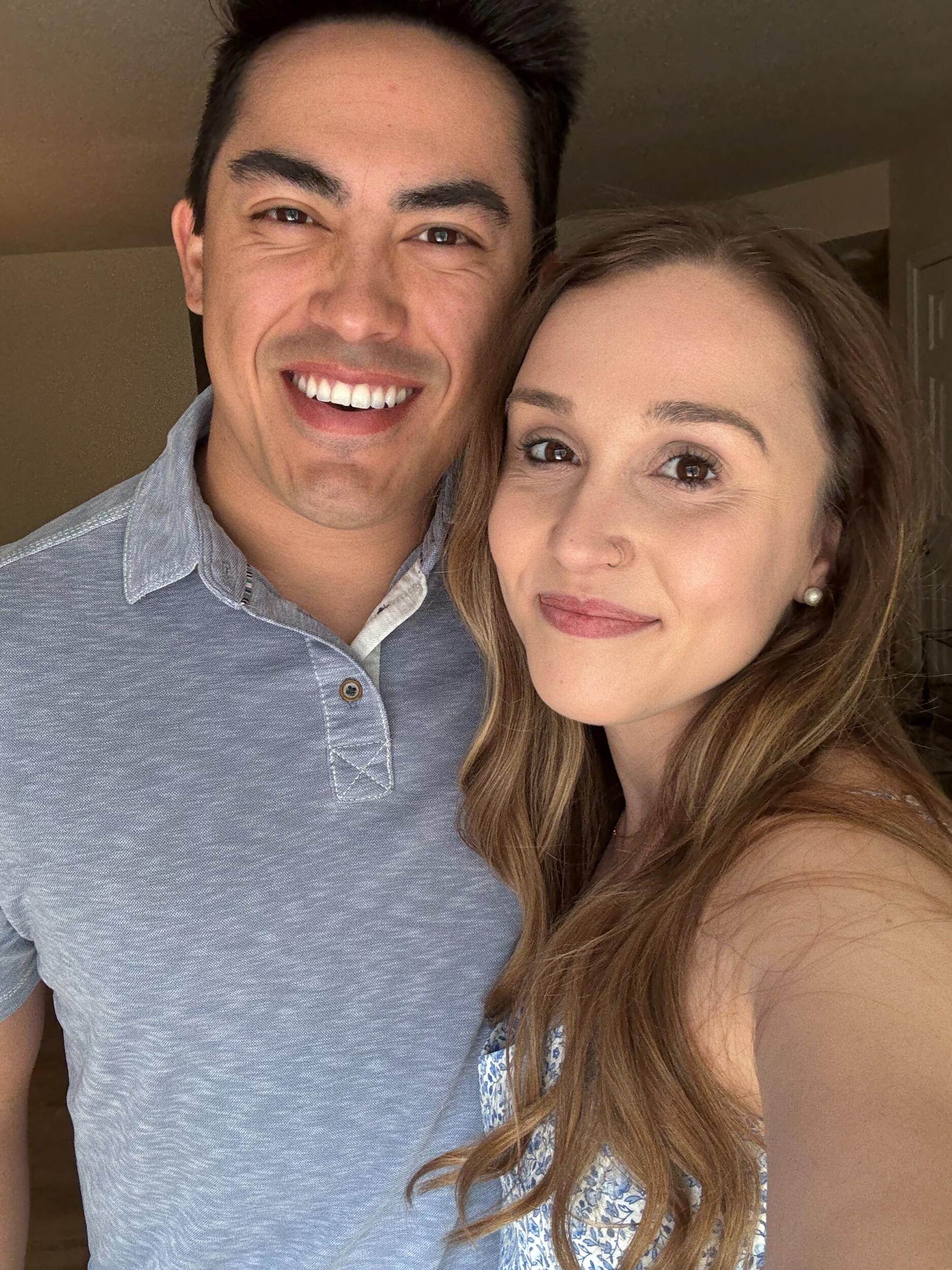 They get engagement-photo ready in Connecticut.  A fitting location given that they met in Westport.  This was Jaxon's last visit before they moved in together.