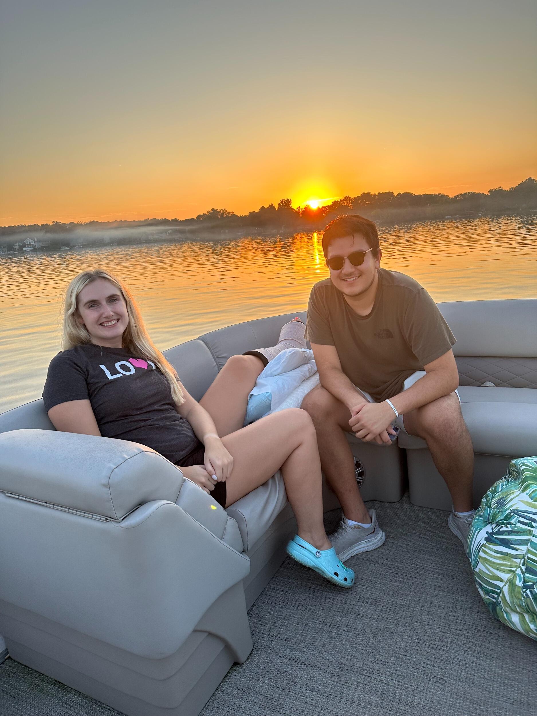 Carley had her third surgery on her left foot which was a major reconstructive surgery. Carley was non-weight-bearing for 8 weeks! This was Carley's toughest surgery yet but she is so thankful for all of Brandon and her family's support and encouragement. 