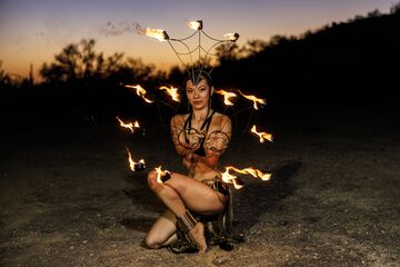 Fire Dancing by Venus DelMar - Fire Dancer - Tucson, AZ - Hero Main