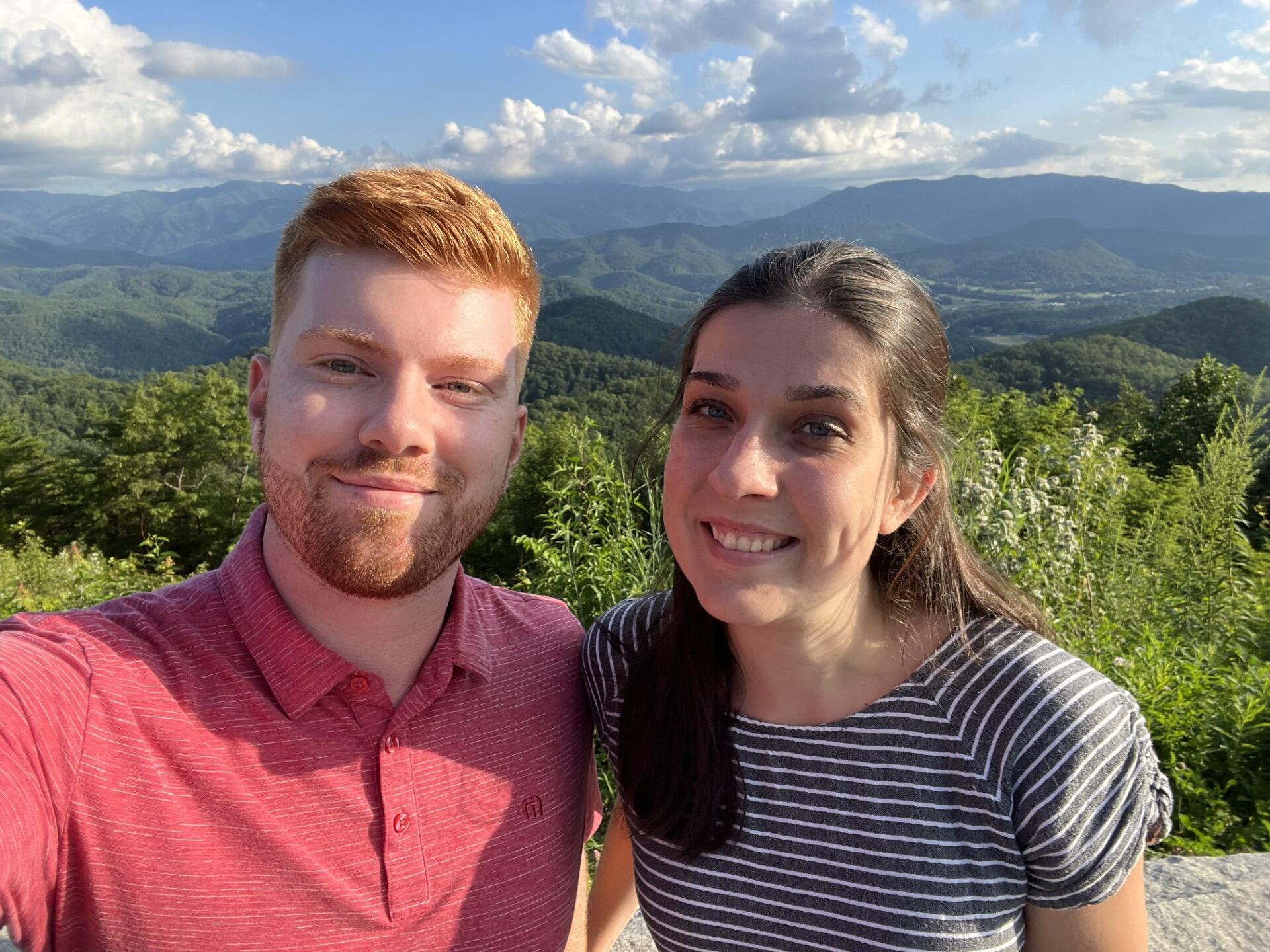 Time for another trip!  We flew to the Great Smoky Mountains National Park. Little did Erin know, there was a surprise in store!