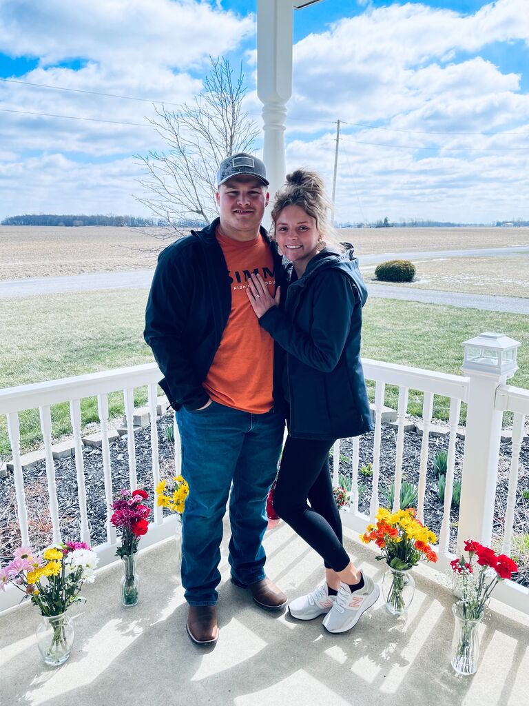 After 6 years Dustin finally proposed! He surprised me by taking me to his family's quarry to propose. We have spent a lot of time here over the years so it was the perfect spot to pop the question!