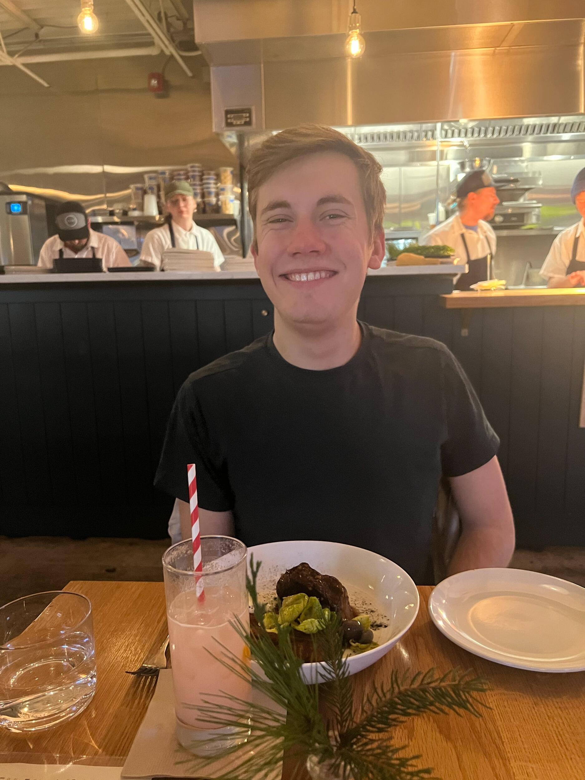 First Valentine's Dinner at Bloom