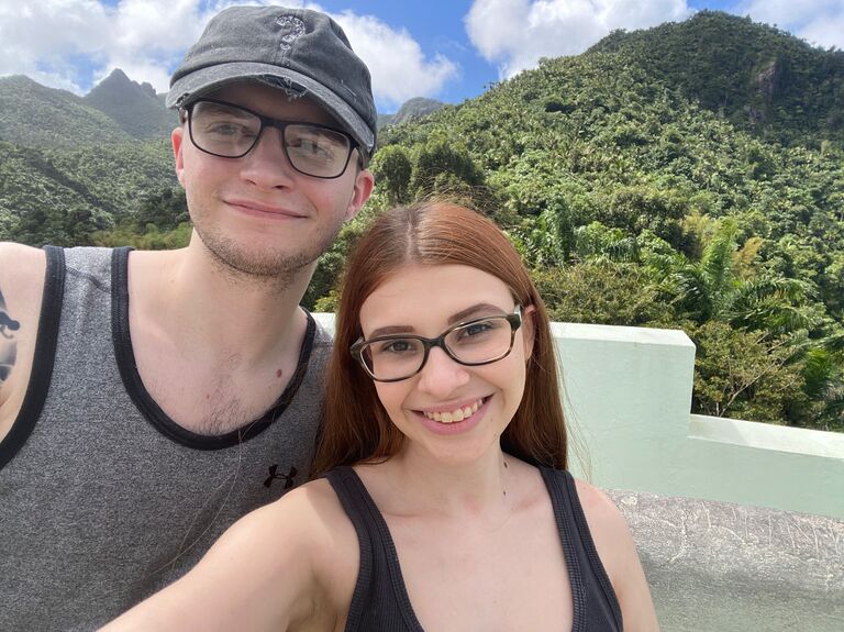 During the day we visited El Yunque National Rainforest which is the only tropical rainforest in the U.S. National Park system! It was incredible getting to experience this, & this inspired us to want to travel to all of the National Parks! 