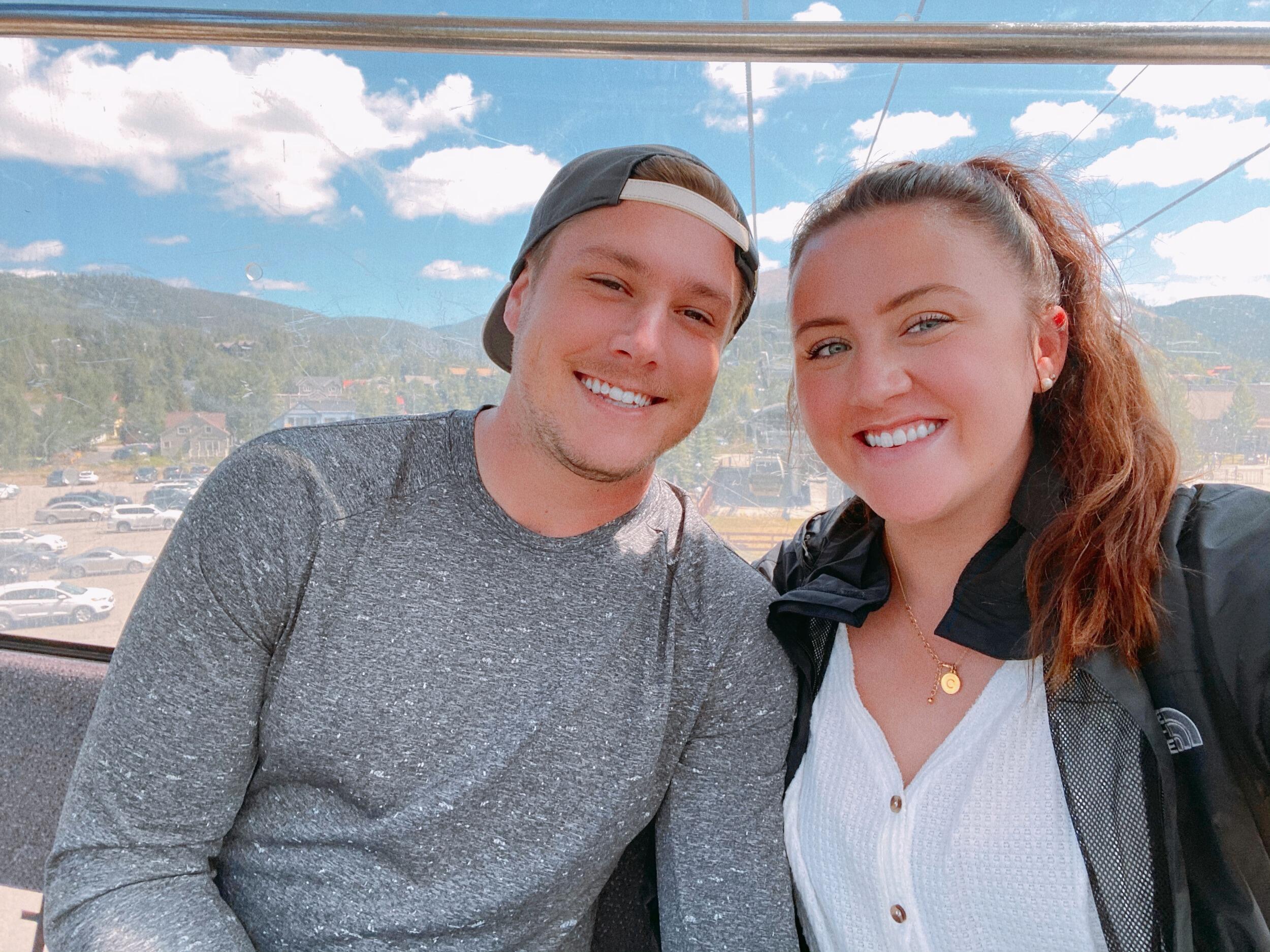 One of our last long-distance visits before moving in together in CO!