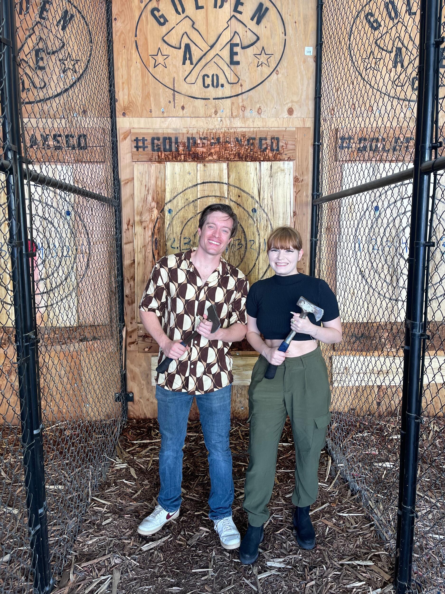Axe throwing, Tarzana