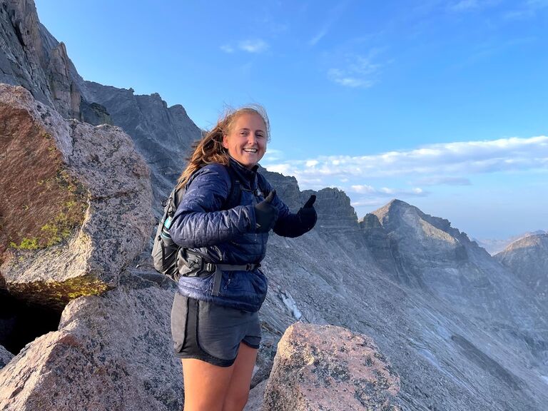 Heading up Longs Peak, CO!