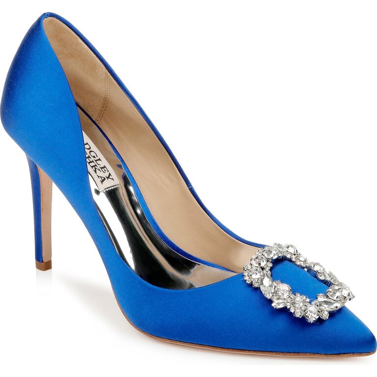 The 20 Best Blue Wedding Shoes, From Heels to Bridal Flats