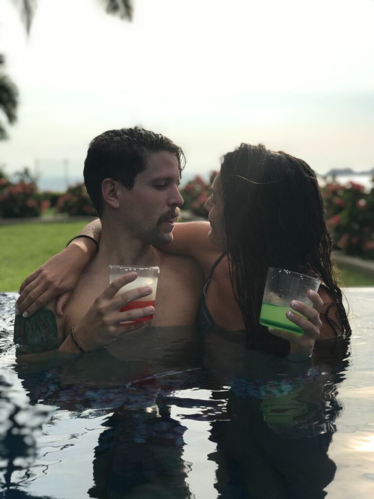 Our first time out of the country together, we took a trip to Mexico with some friends!