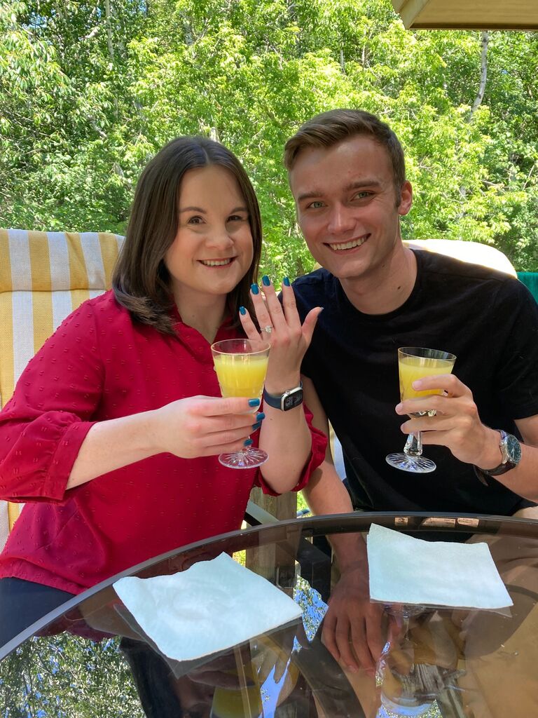 Celebrating our engagement :)
