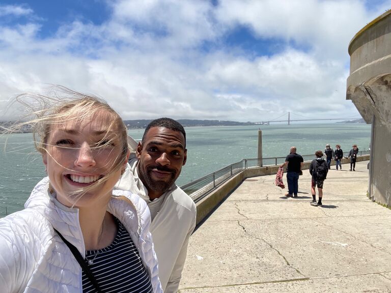 Alcatraz Island! We've finally made it!