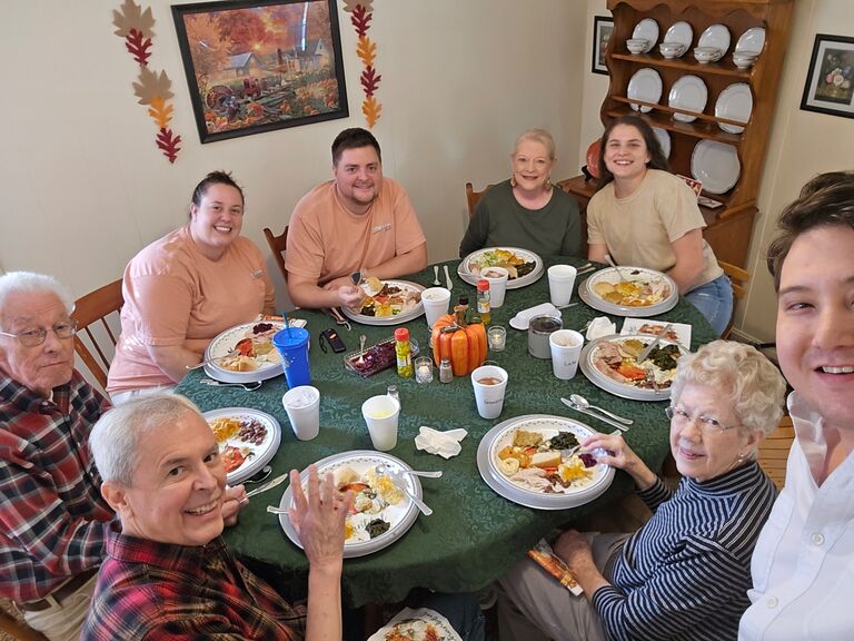 Thanksgiving at Grandma’s house.