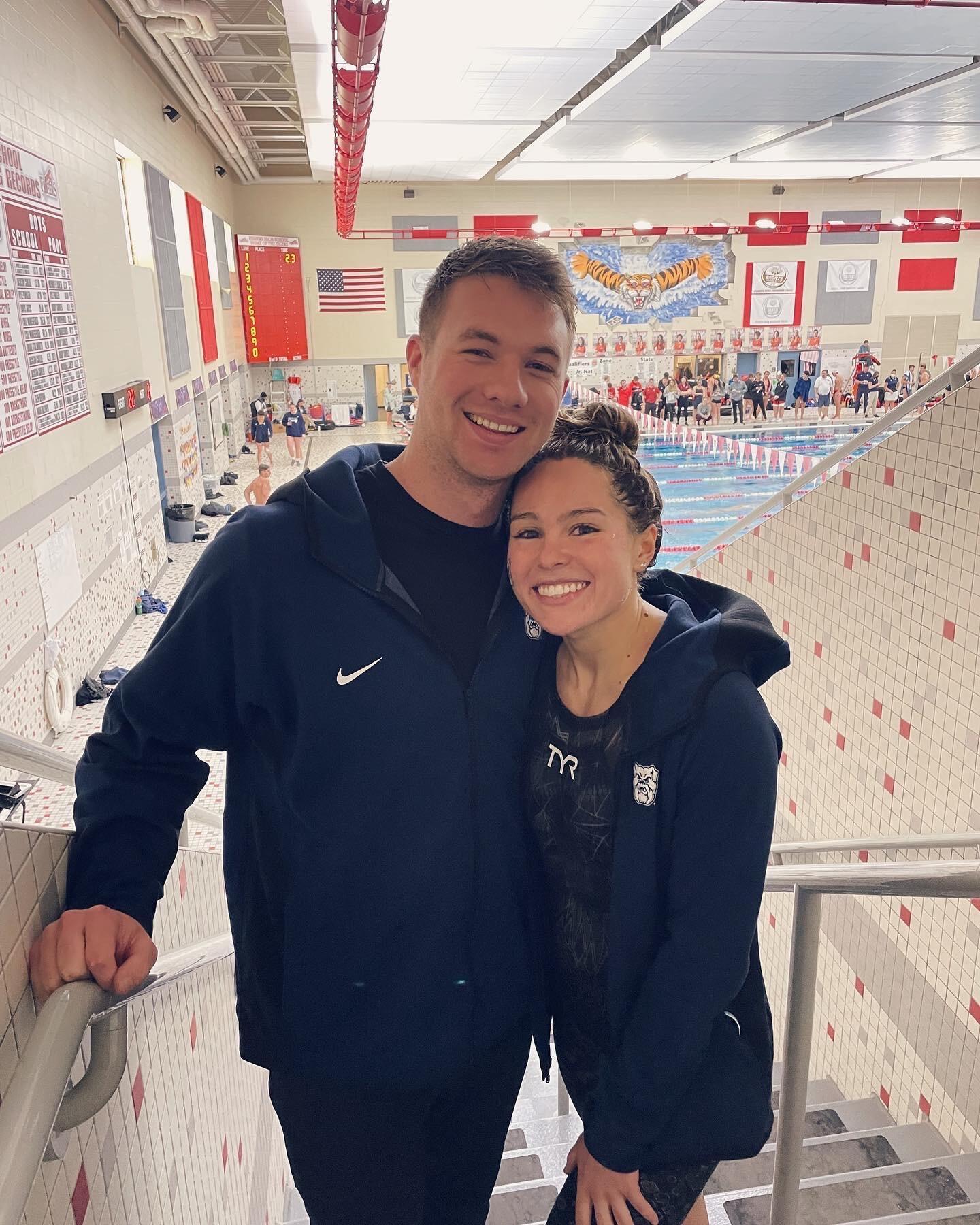 Allie's swim meet junior year!