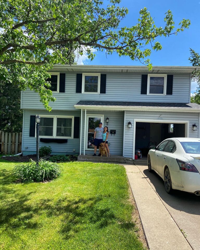 Our first home in Davenport, IA!