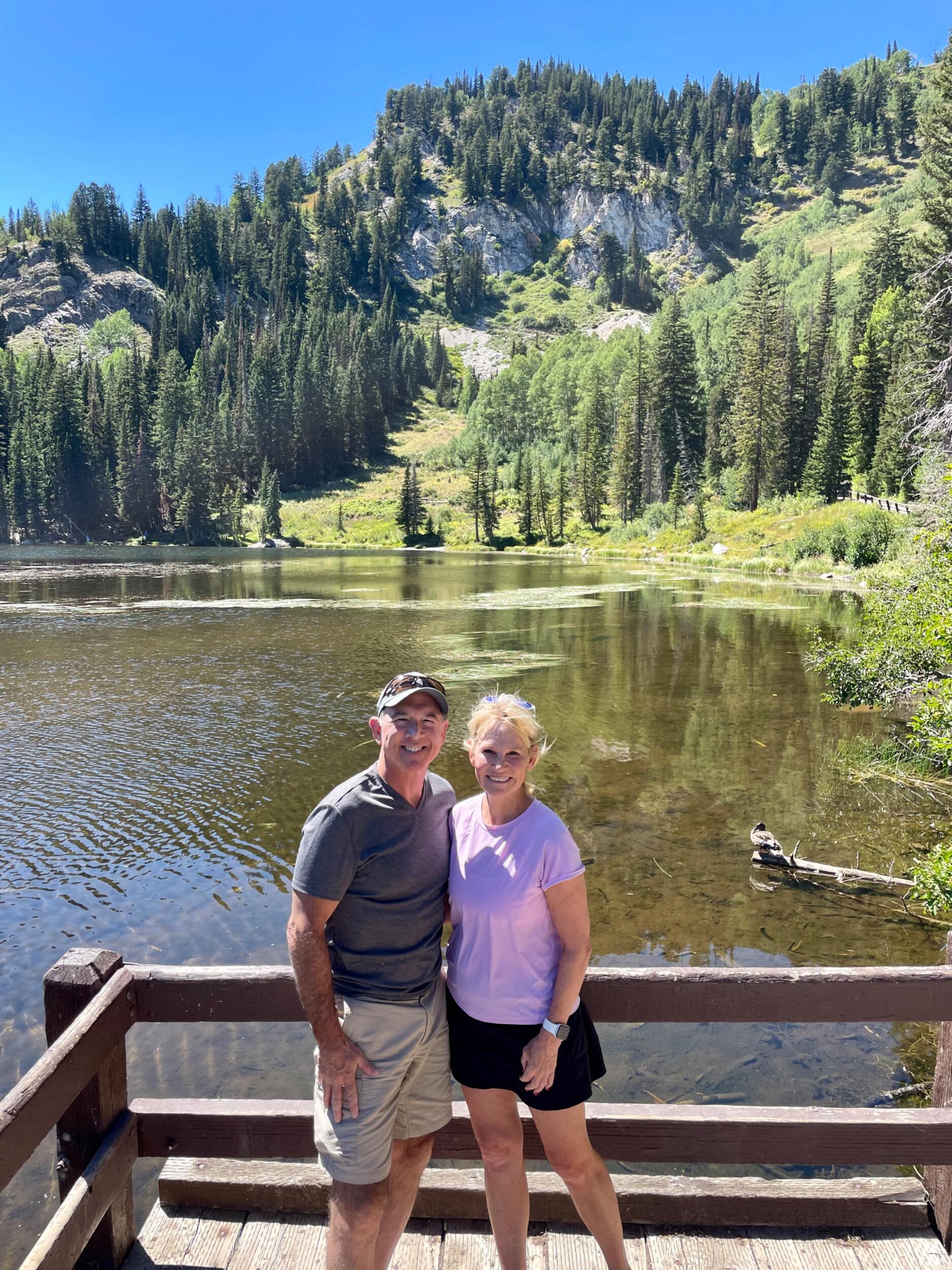 Hiking in Park City, Utah.