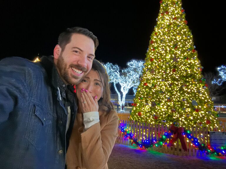 The Night of The Proposal❤️ The moment after Lukas proposed and captured us in the camera 📸  I was still in a major shock 😂😂😂💕