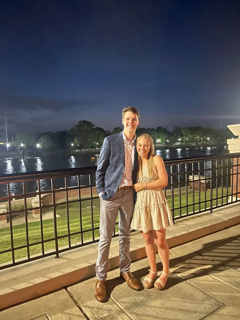 This was our first date as girlfriend and boyfriend! This week Nathan asked Abby to be his girlfriend on March 27th, a day before her birthday. The best birthday gift! We celebrated with a fun date to Columbus, GA where we walked along river and went to a nice dinner!