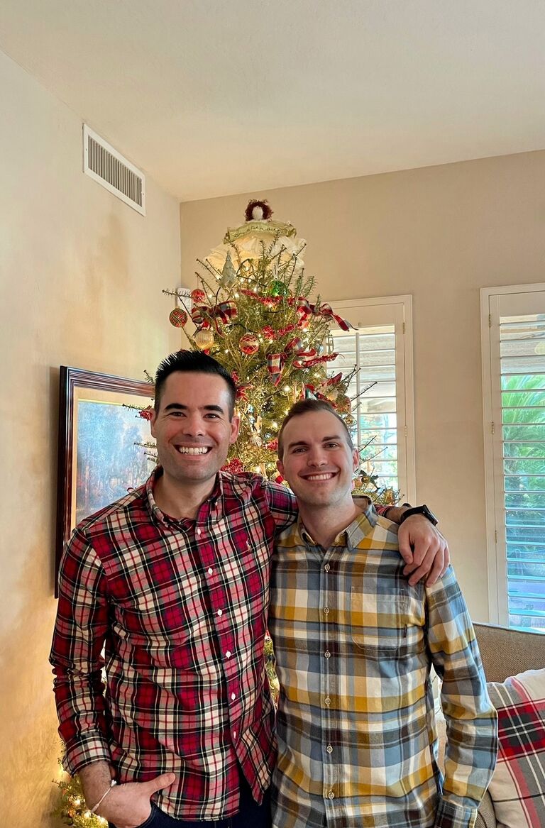 Celebrated the holiday's together for the first time. 