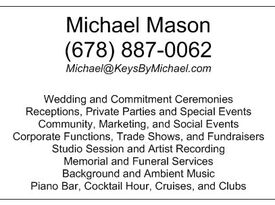Keys By Michael - Michael Mason - Pianist - Peachtree City, GA - Hero Gallery 2