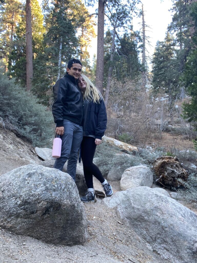 We visited Big Bear for the first time together during winter. 