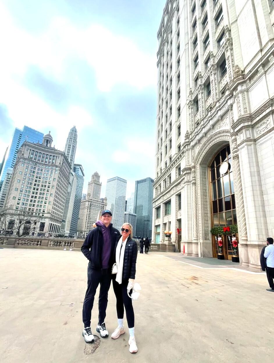 Kellerman family Thanksgiving trip to Chicago