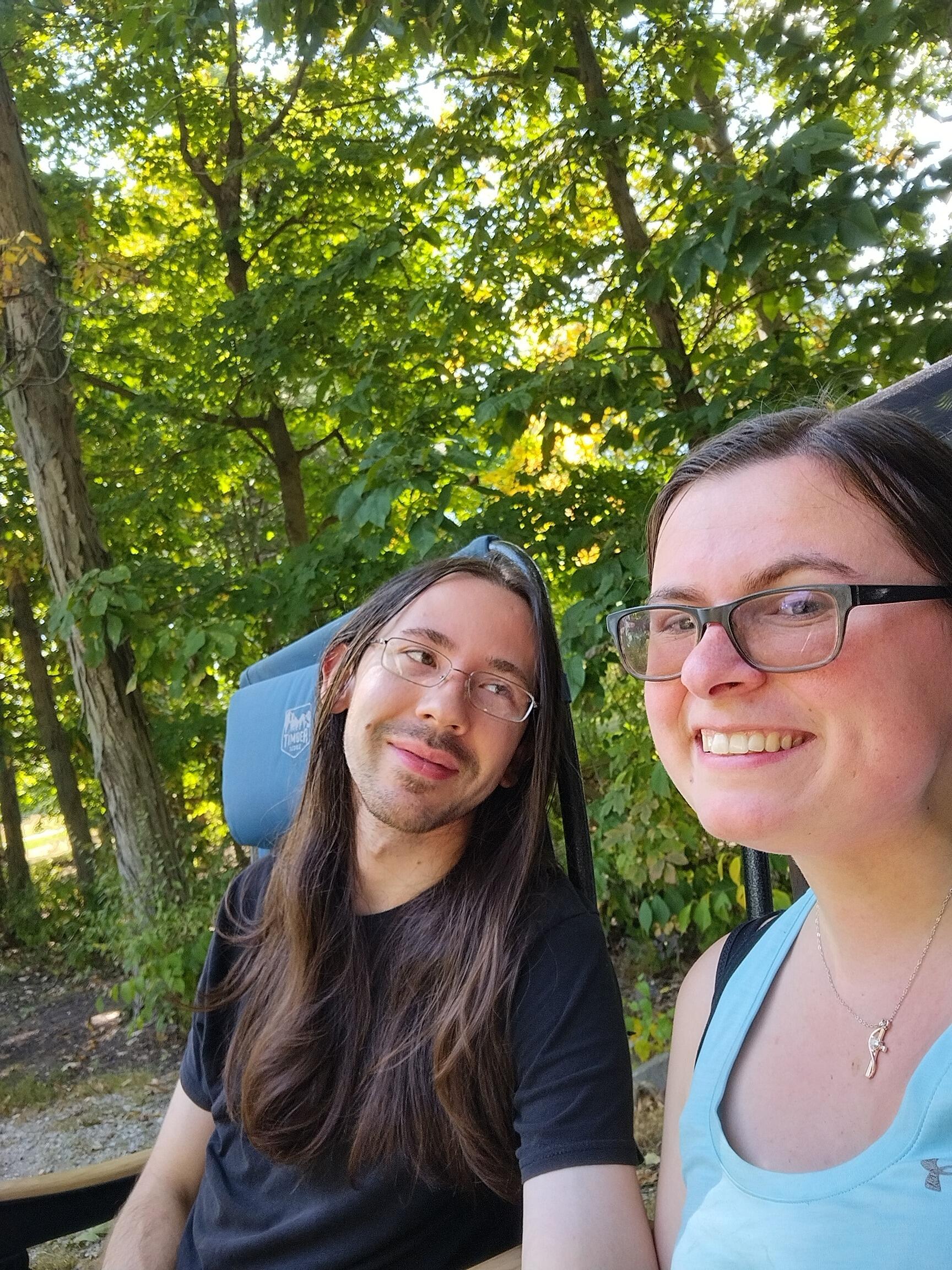 Just a random picture on a hot day at the brides parents' land!