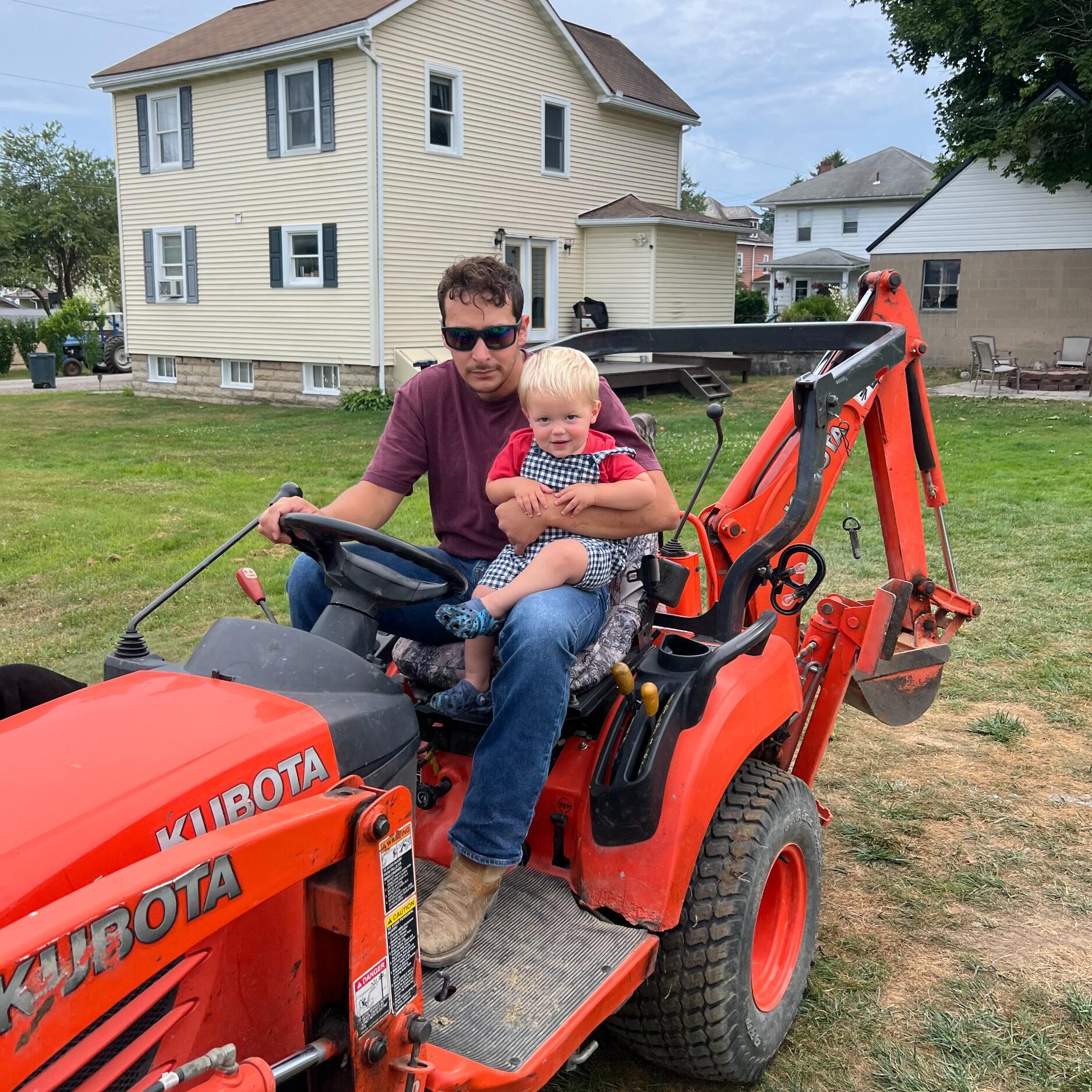 Spent our July 4th on Papaw's tractor!