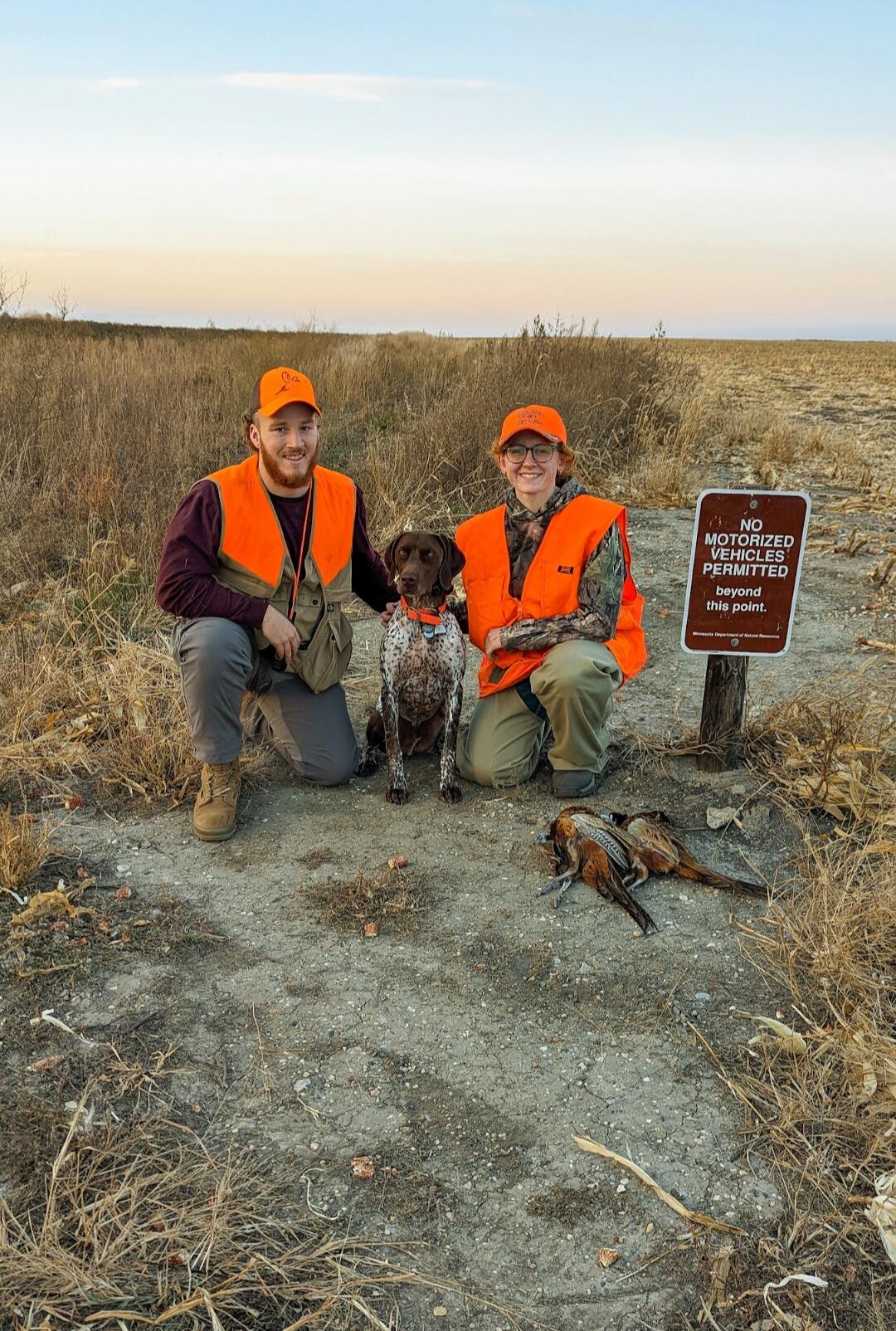Our first hunting trip, one of our favorite hobbies