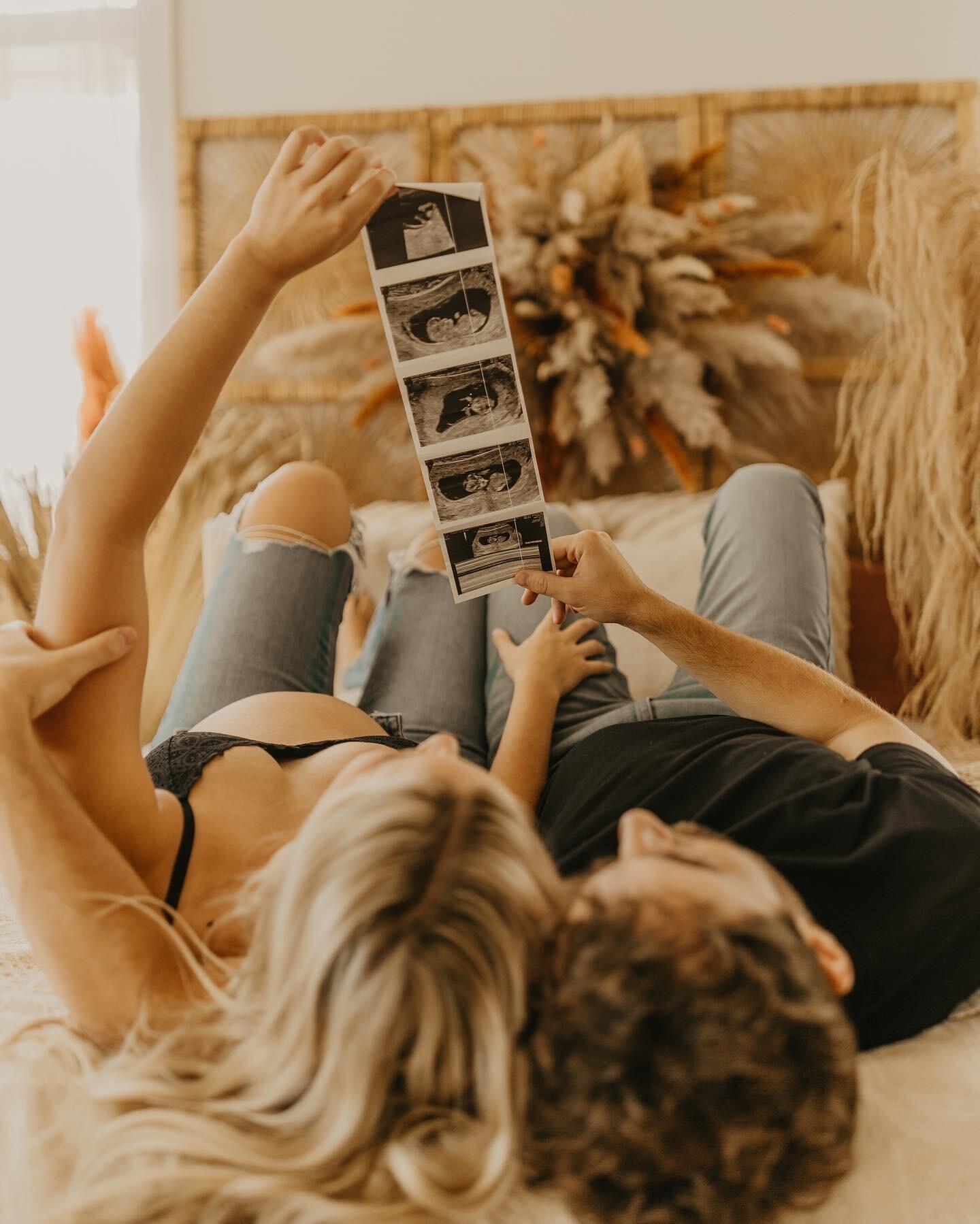 Three days before we were blessed with Evelyn.