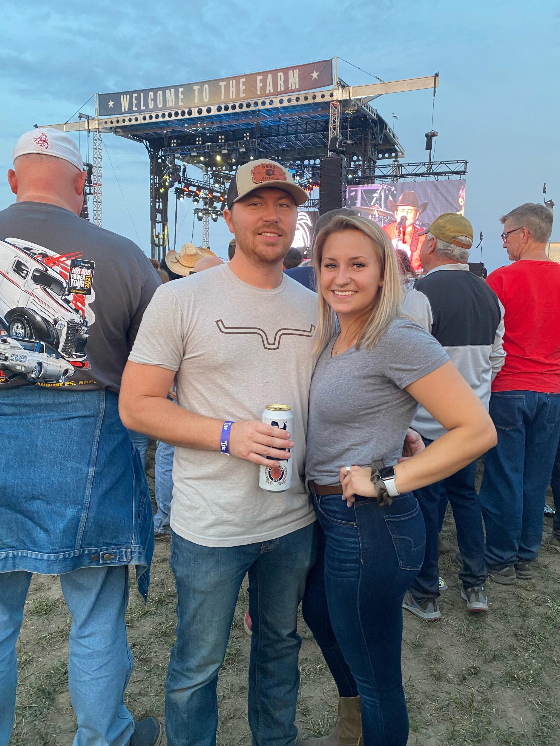 Their first summer together was filled with countless country concerts and county fairs, nights on the town, under the stars and on the lake. If there's anything they love, it's being outdoors together!