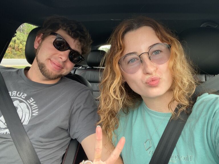 Another car selfie.