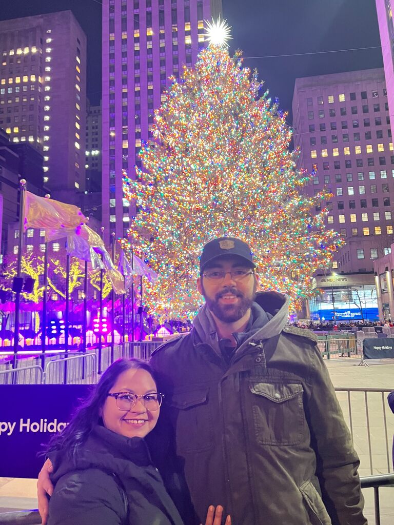 It’s Christmas time in the city.