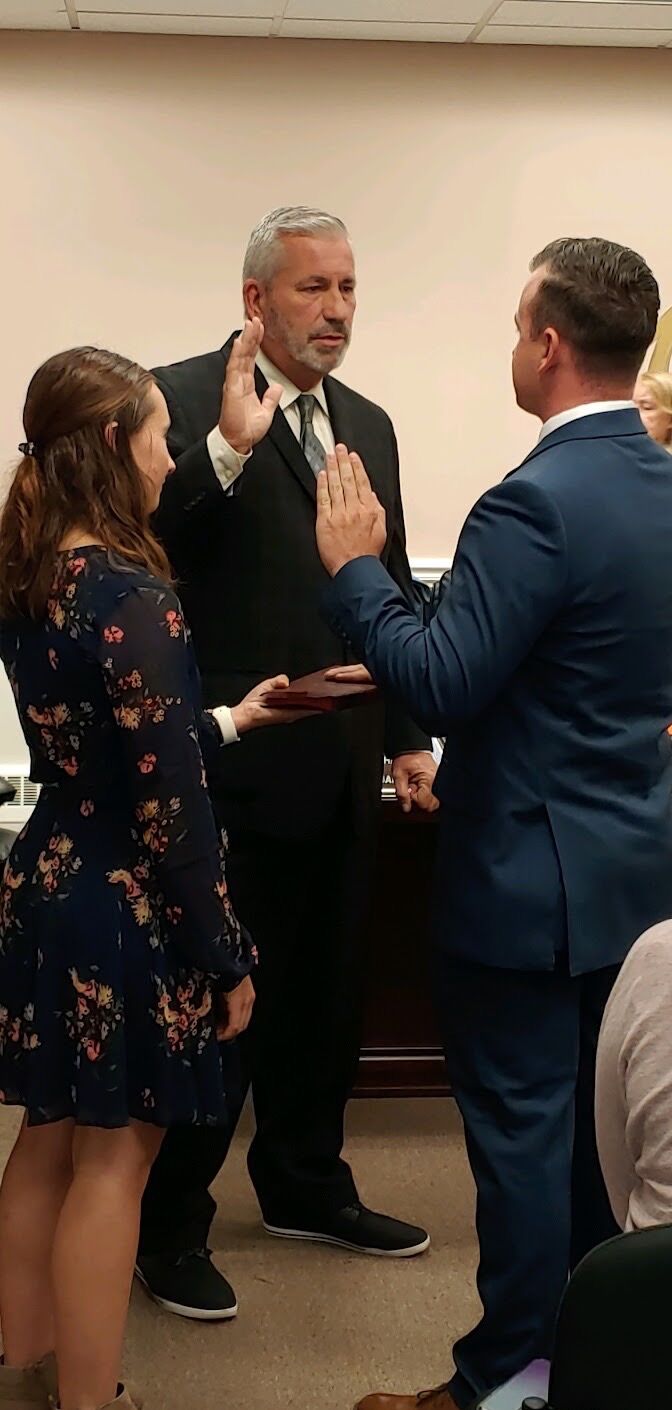 After extended military orders, Emmett is home and sworn into Prospect Park Police Dept with Julianna by his side.