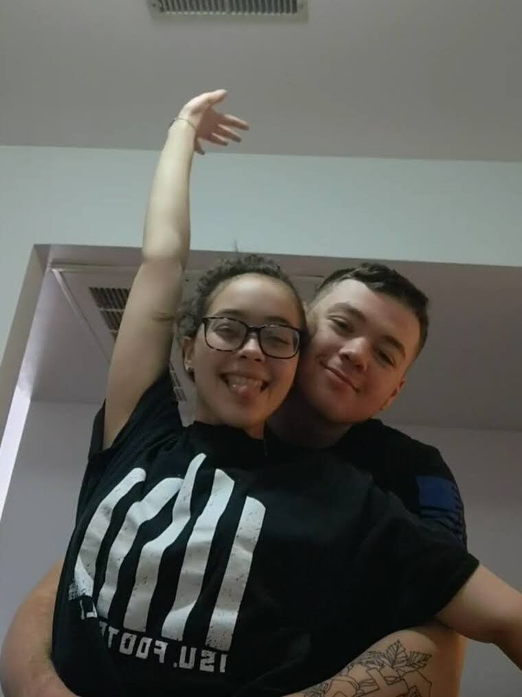 Just us dancing in the kitchen on a Sunday night 