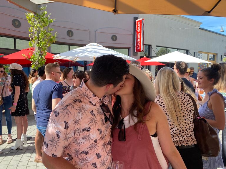 A & A hit it off after months of long face times and phone calls.