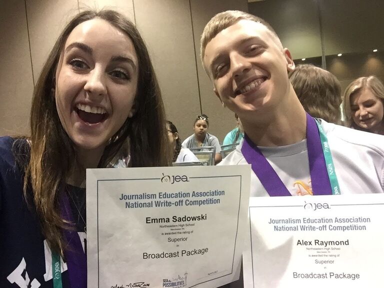 Journalism competition in Seattle, WA... we won first place for our news feature package!
