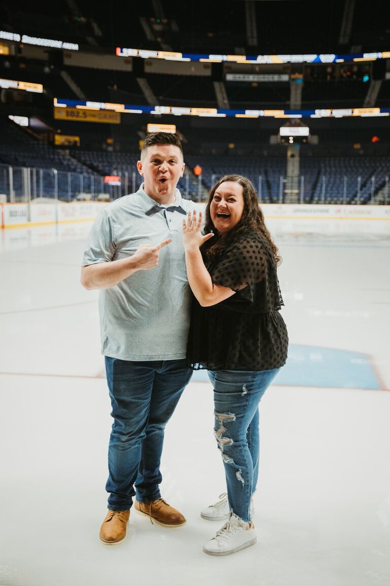Jared popped the question!