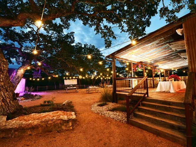 Wedding venue in Boerne, Texas.