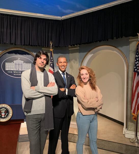 We had to check our schedule first, but made time in our day, to meet Obama.