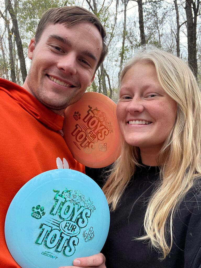 First disc golf tournament together