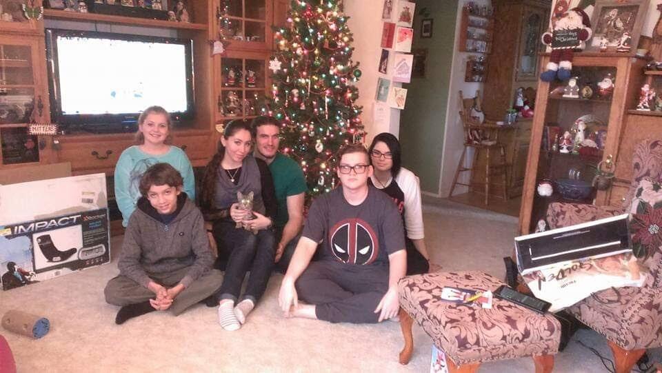Xmas at Nan and Pops in Oroville.